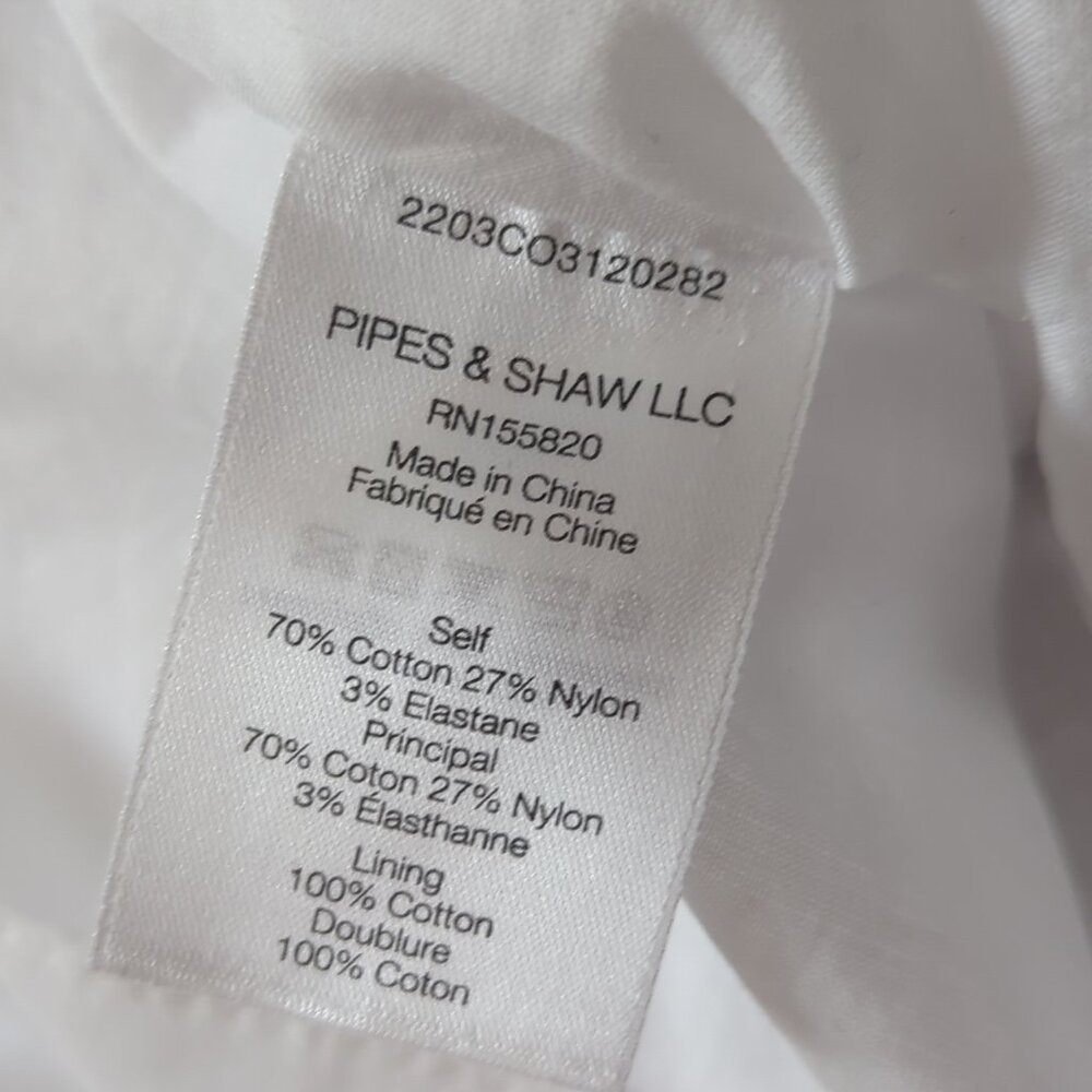 Veronica Beard Iker White Mini Dress Size 12 - Picture 6 of 14